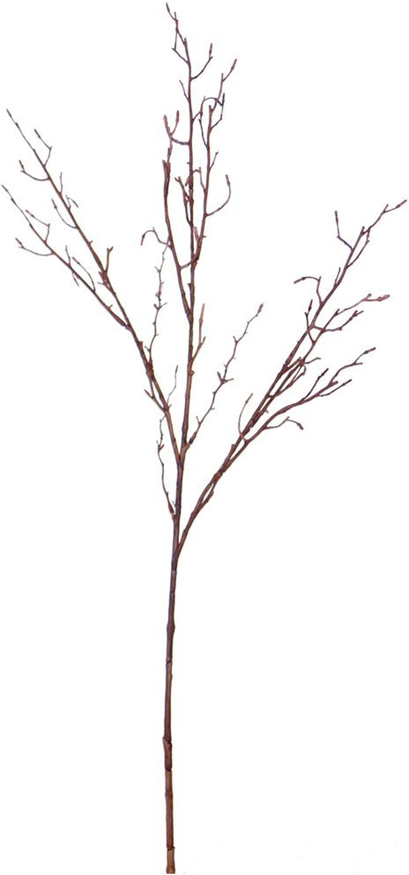 Изображение товара Искусственная ветка Вишня коричневая 80 см