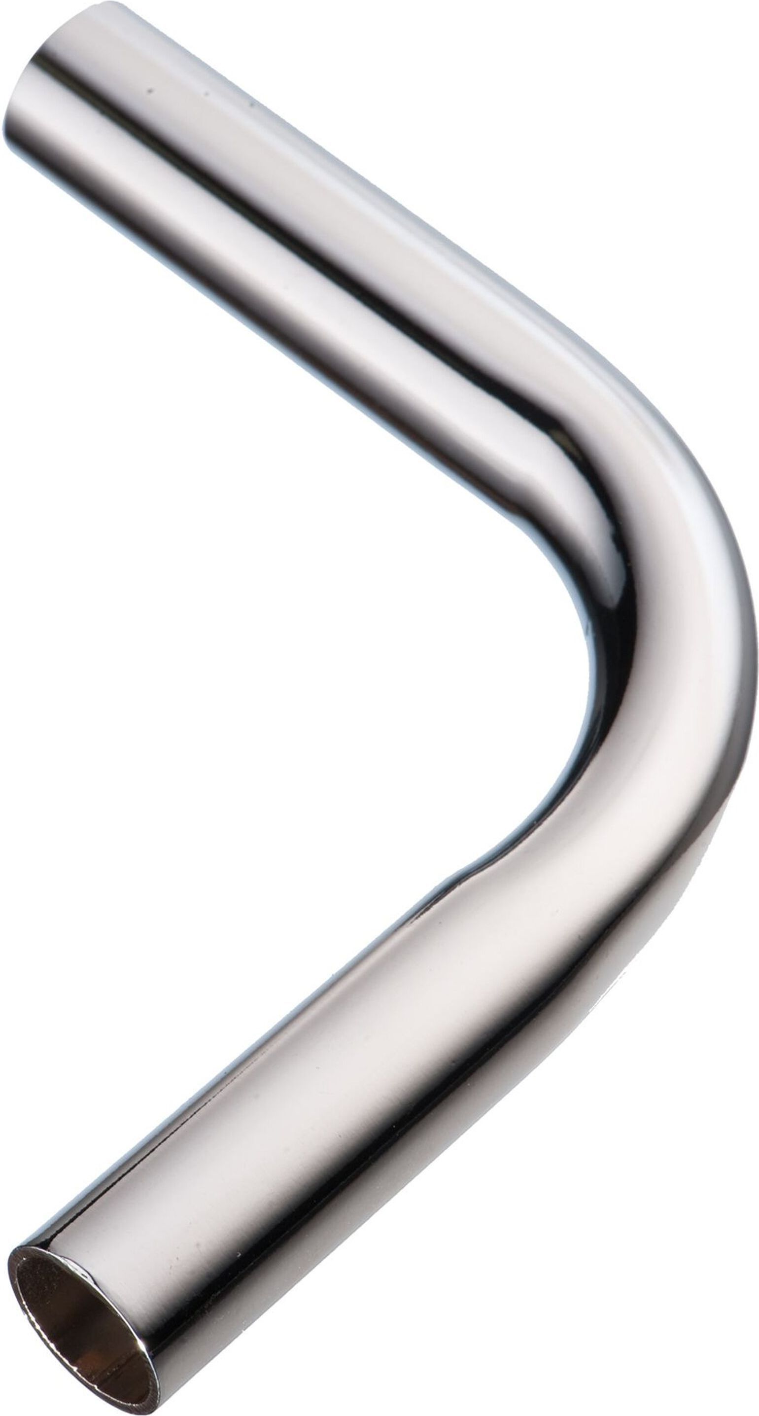 Изображение товара Труба рейлинга Lemax угловая 90 градусов хром 16 мм 14 см