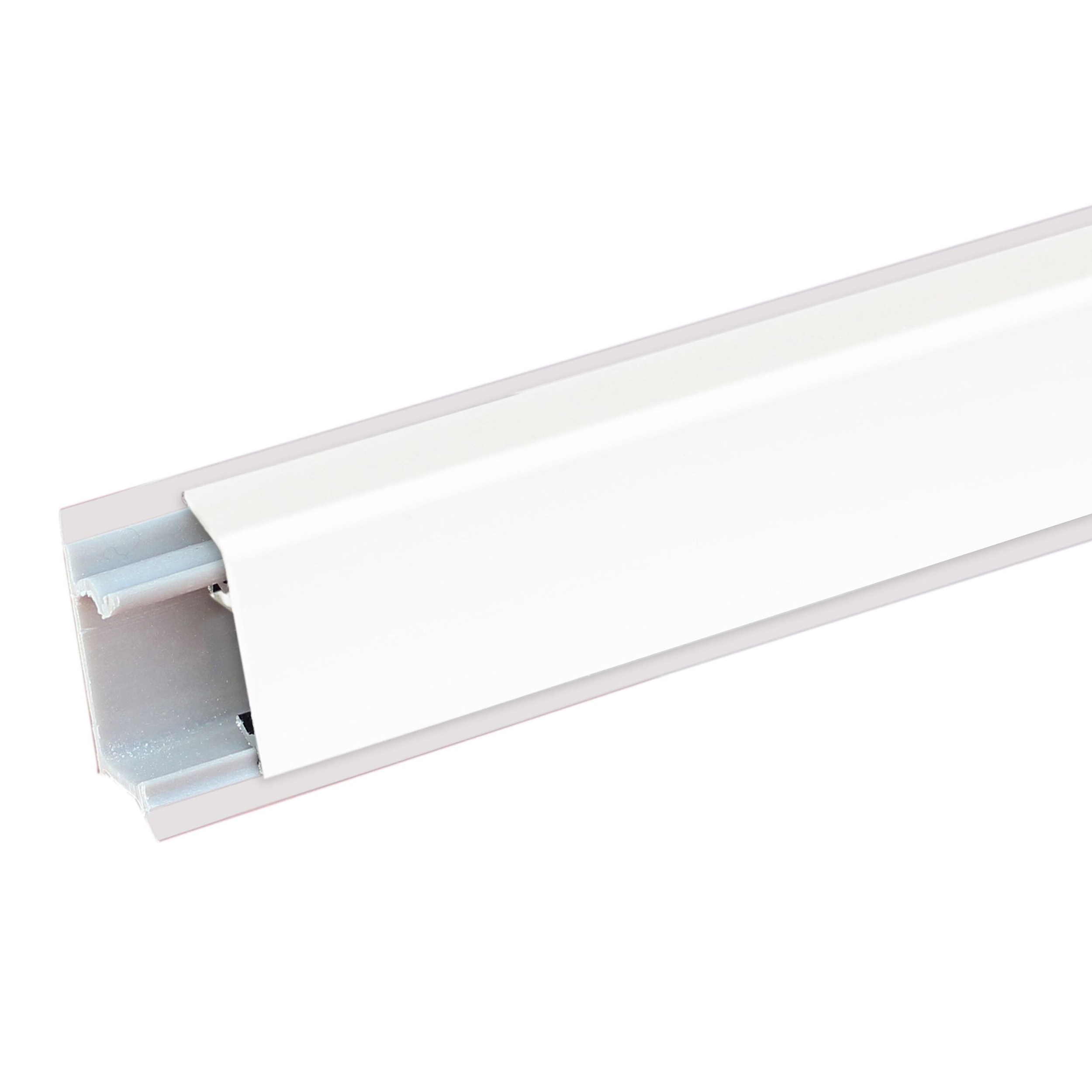 Изображение товара Плинтус для столешницы Квадра алюминий матовый белый 3050 мм