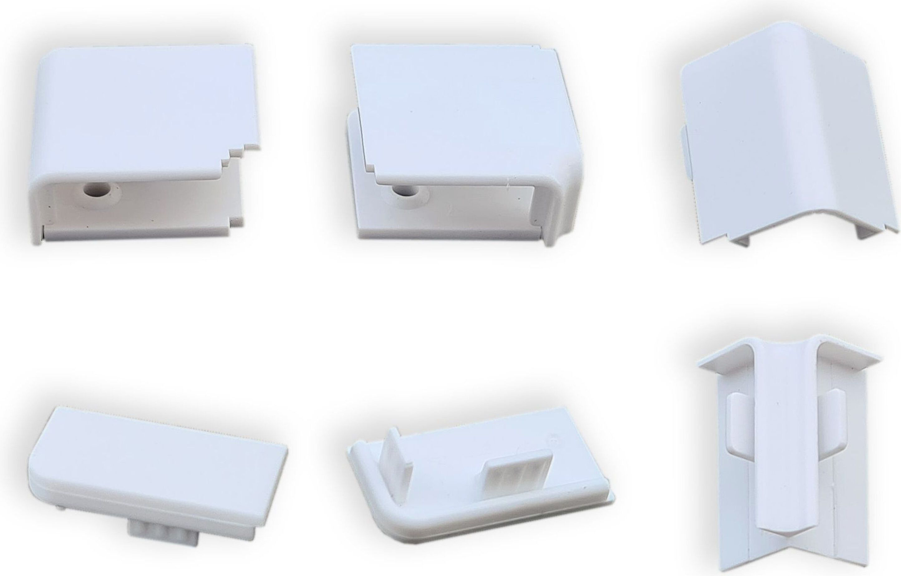 Изображение товара Комплект заглушек для плинтуса белый