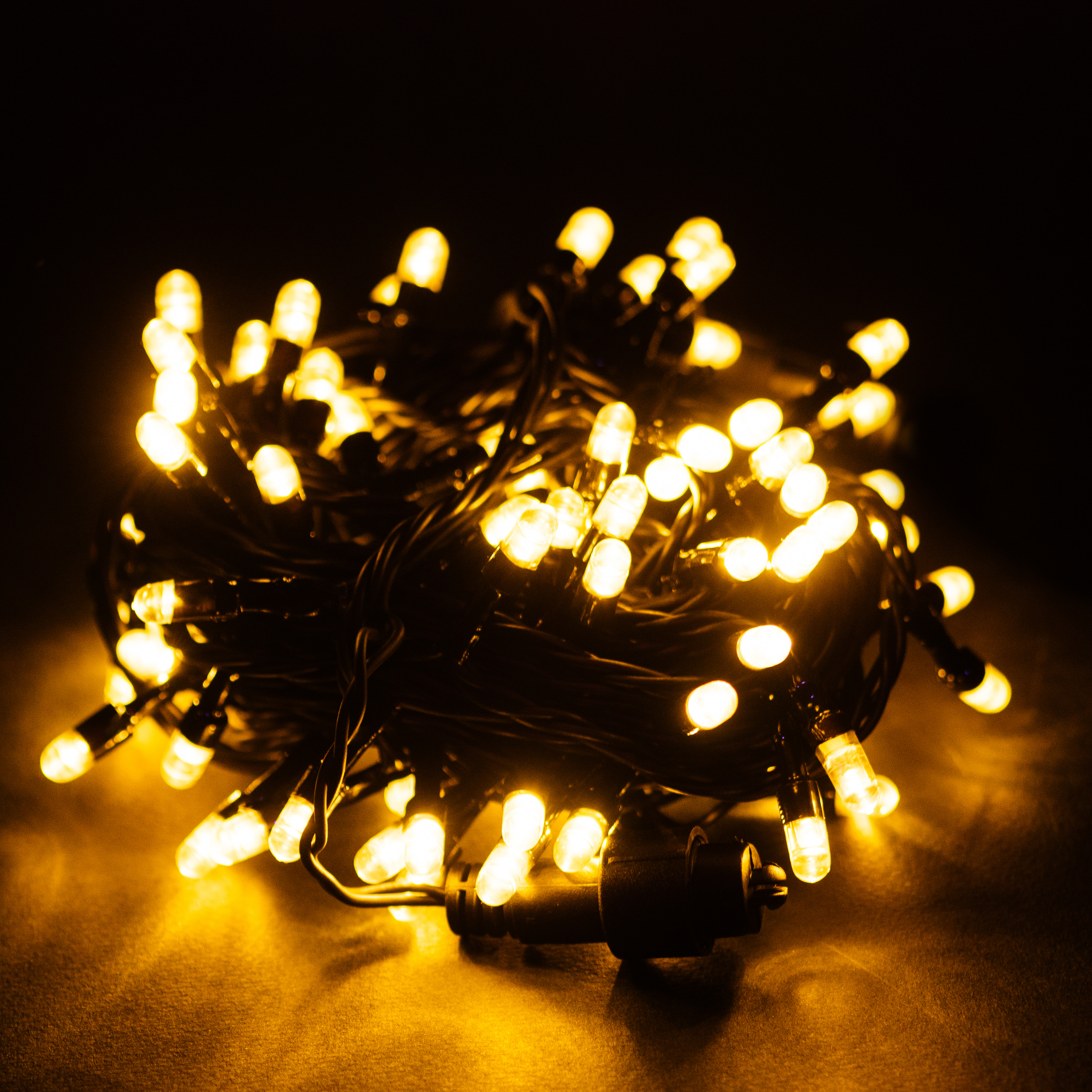 Изображение товара Гирлянда внешняя нить SH LIGHTS 100 LED RB-LD100-WW-E желтый 10 м