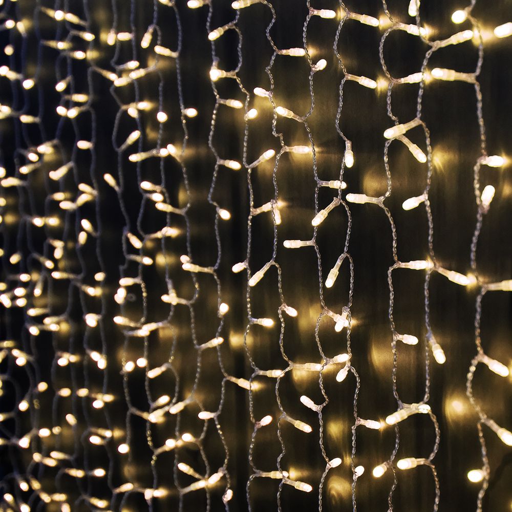 Изображение товара Гирлянда внешняя занавес SH LIGHTS 500 LED желтый 2,5 м