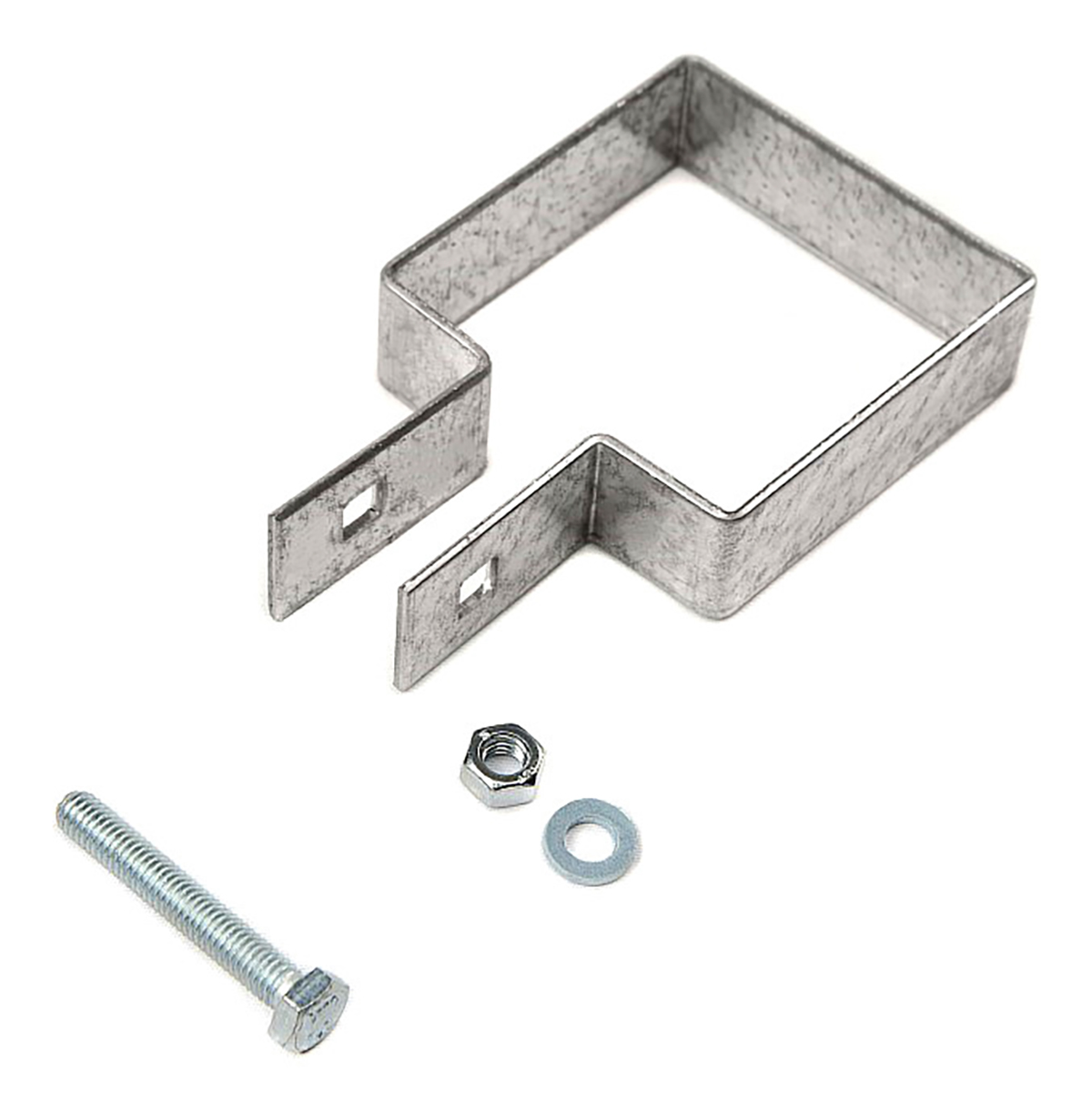 Изображение товара Комплект п-образных хомутов 60x60 мм для забора 3 шт