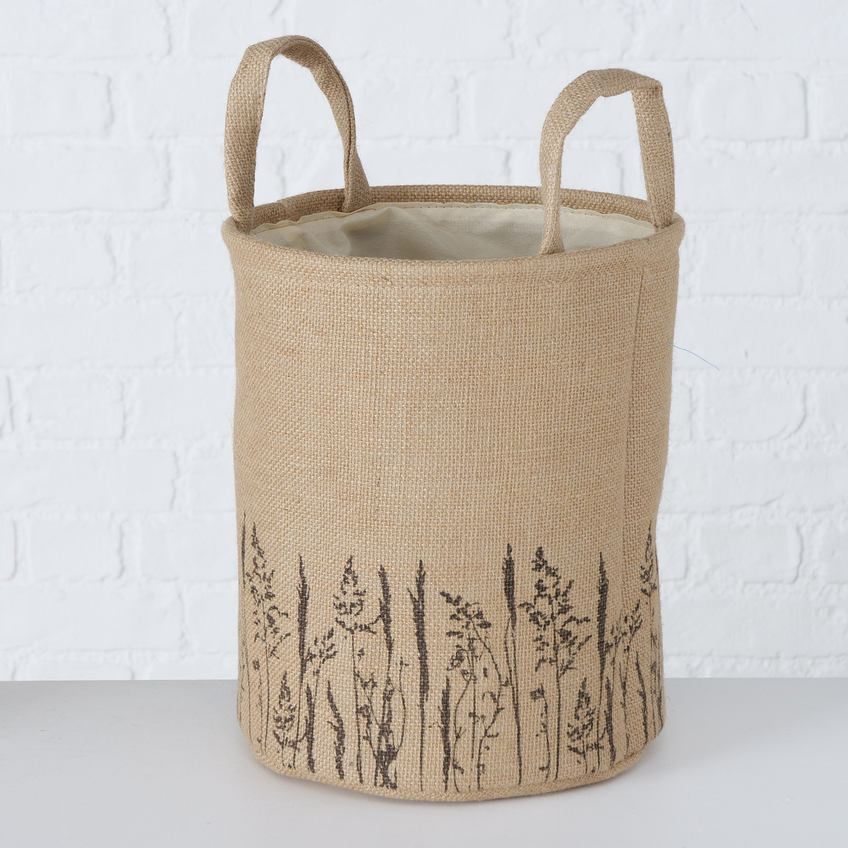 Изображение товара Корзина из джута Graser 28 см натуральная для хранения и декора