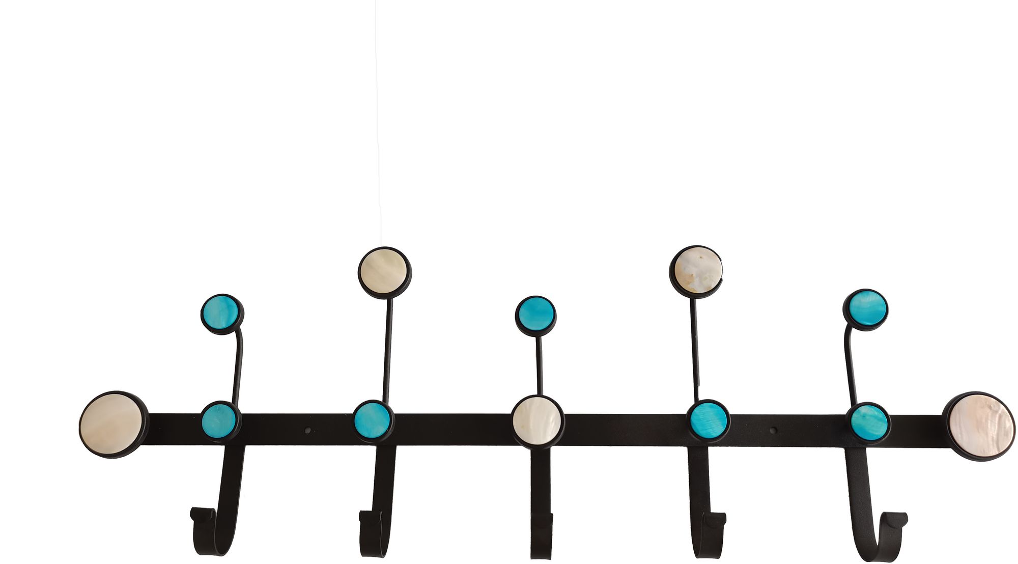 Изображение товара Вешалка настенная 5 крючков OBI для удобного хранения одежды