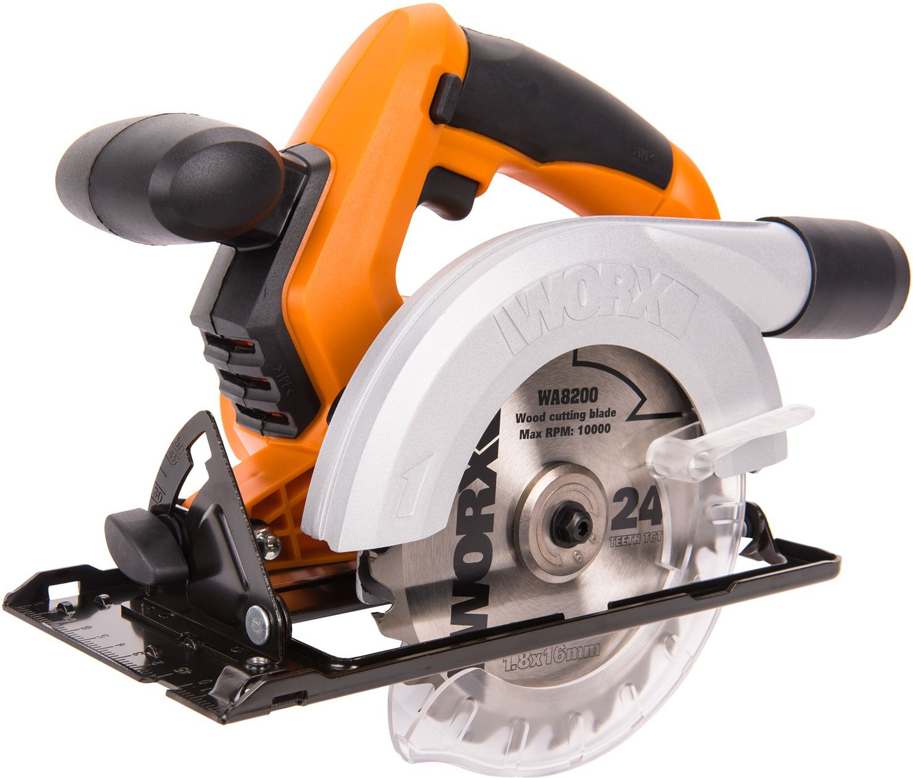 Изображение товара Аккумуляторная циркулярная пила WORX WX529.9 150 мм, 20 В