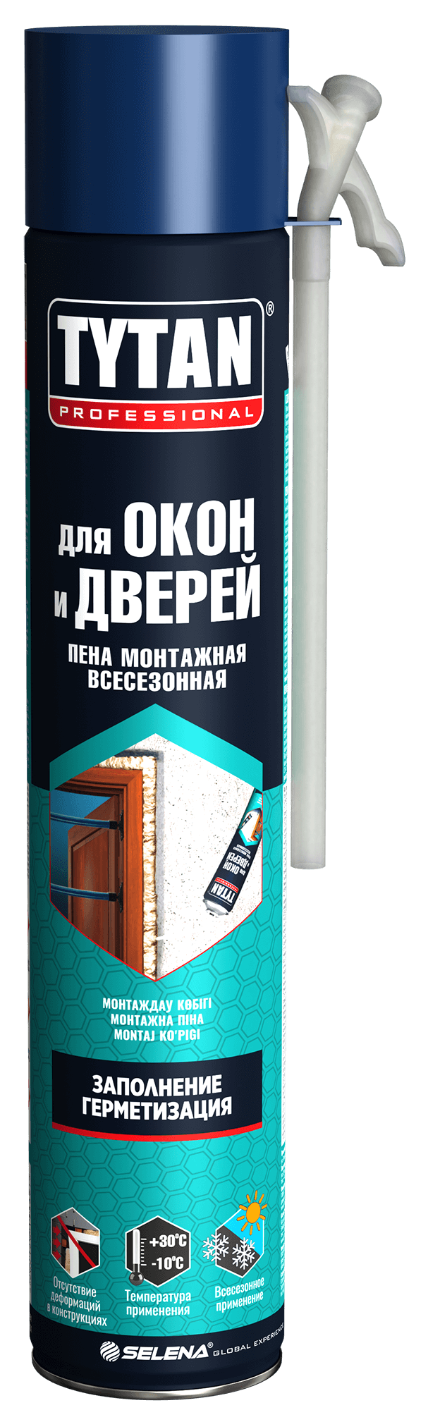 Изображение товара Монтажная пена TYTAN PROFESSIONAL 750 мл для окон и дверей всесезонная