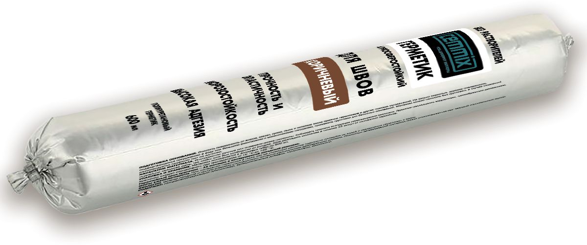 Изображение товара Герметик полиуретановый Cemmix коричневый 600 мл для швов
