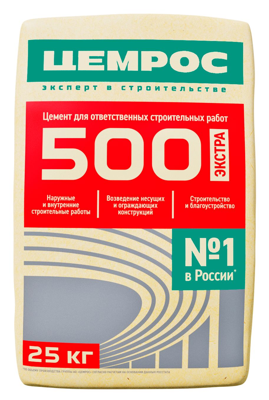 Изображение товара Портландцемент ЦЕМ I 42,5Н М500 Тара/25кг