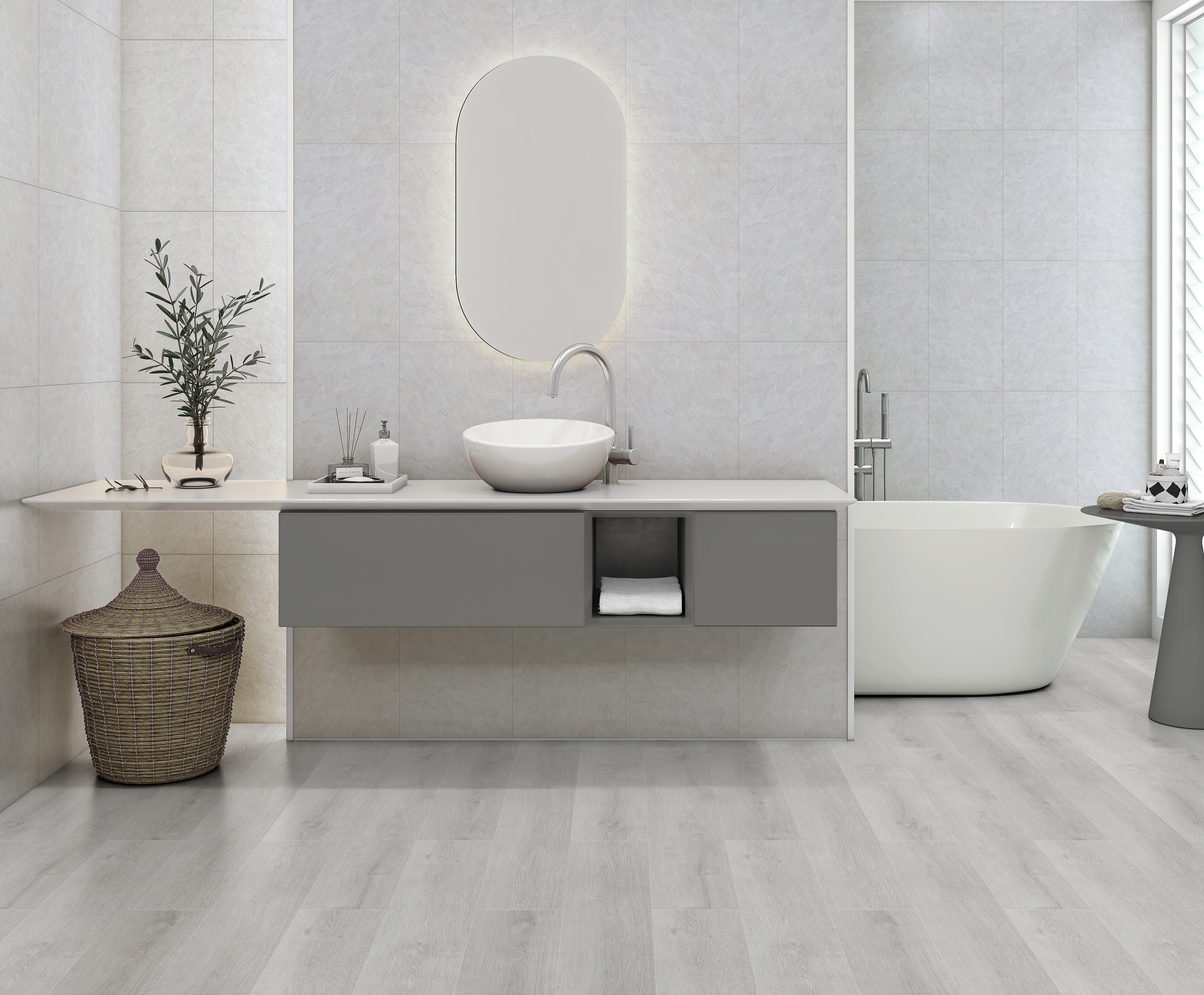 Изображение товара Кварцвиниловая плитка Quartz-Step Цайдам 3,5 мм 2,16 кв.м водостойкая для пола