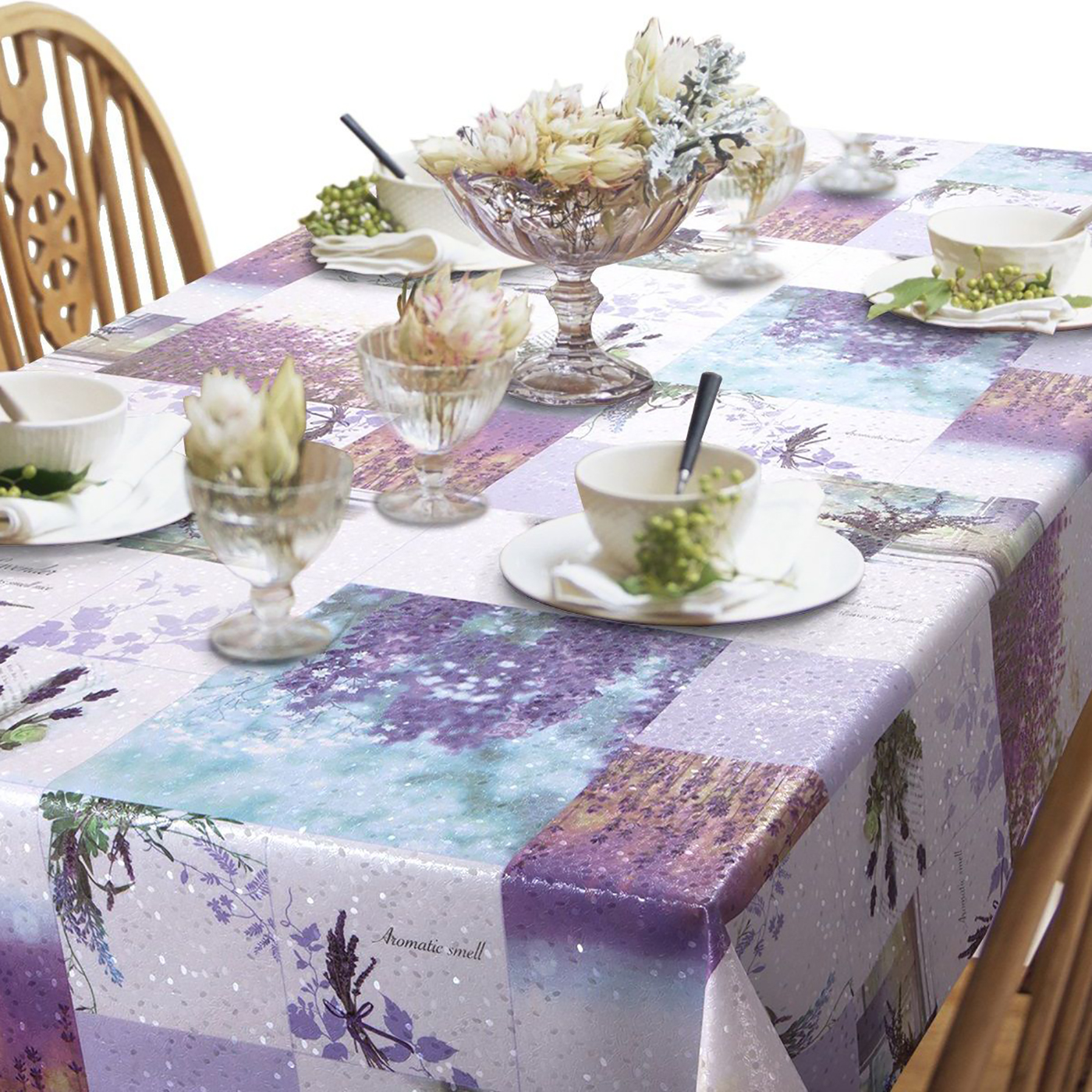 Изображение товара Клеенка MEIWA LC-271 многоцветная ПВХ 140 см, рулон, классический дизайн