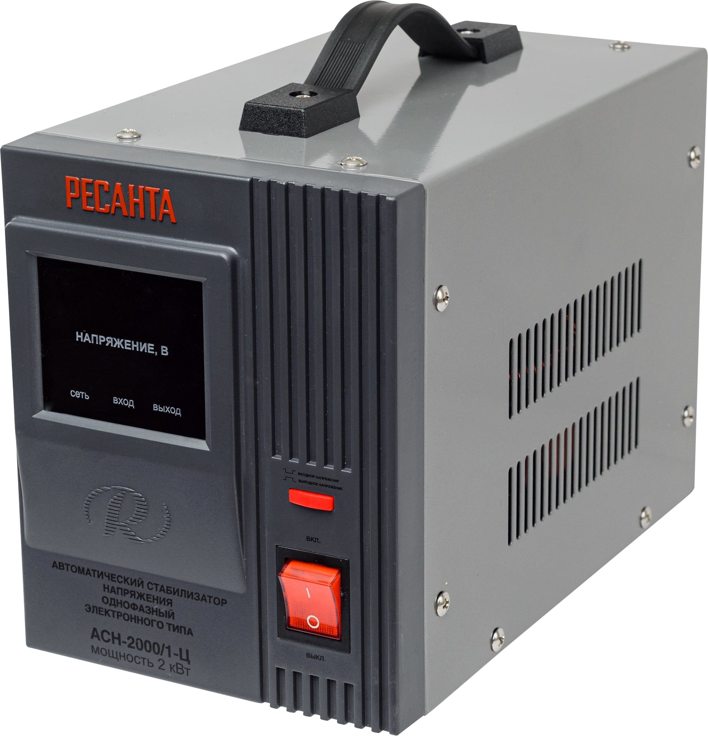 Изображение товара Стабилизатор напряжения РЕСАНТА АСН-2000/1-Ц для защиты техники
