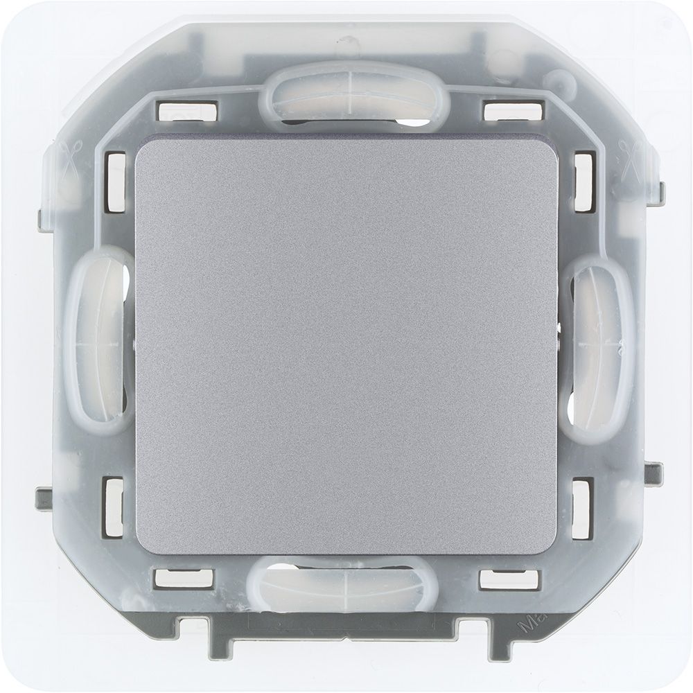 Изображение товара Переключатель 1-клавишный Legrand Inspiria 673672 алюминий