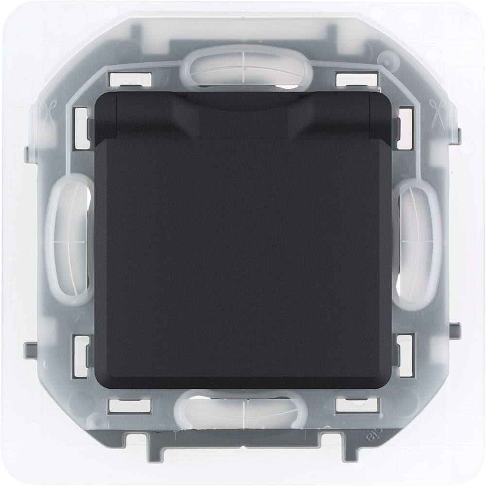 Изображение товара Розетка электрическая Legrand Inspiria 673743 антрацит