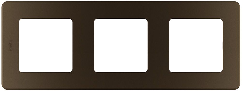 Изображение товара Рамка 3 поста Legrand Inspiria бронзовый