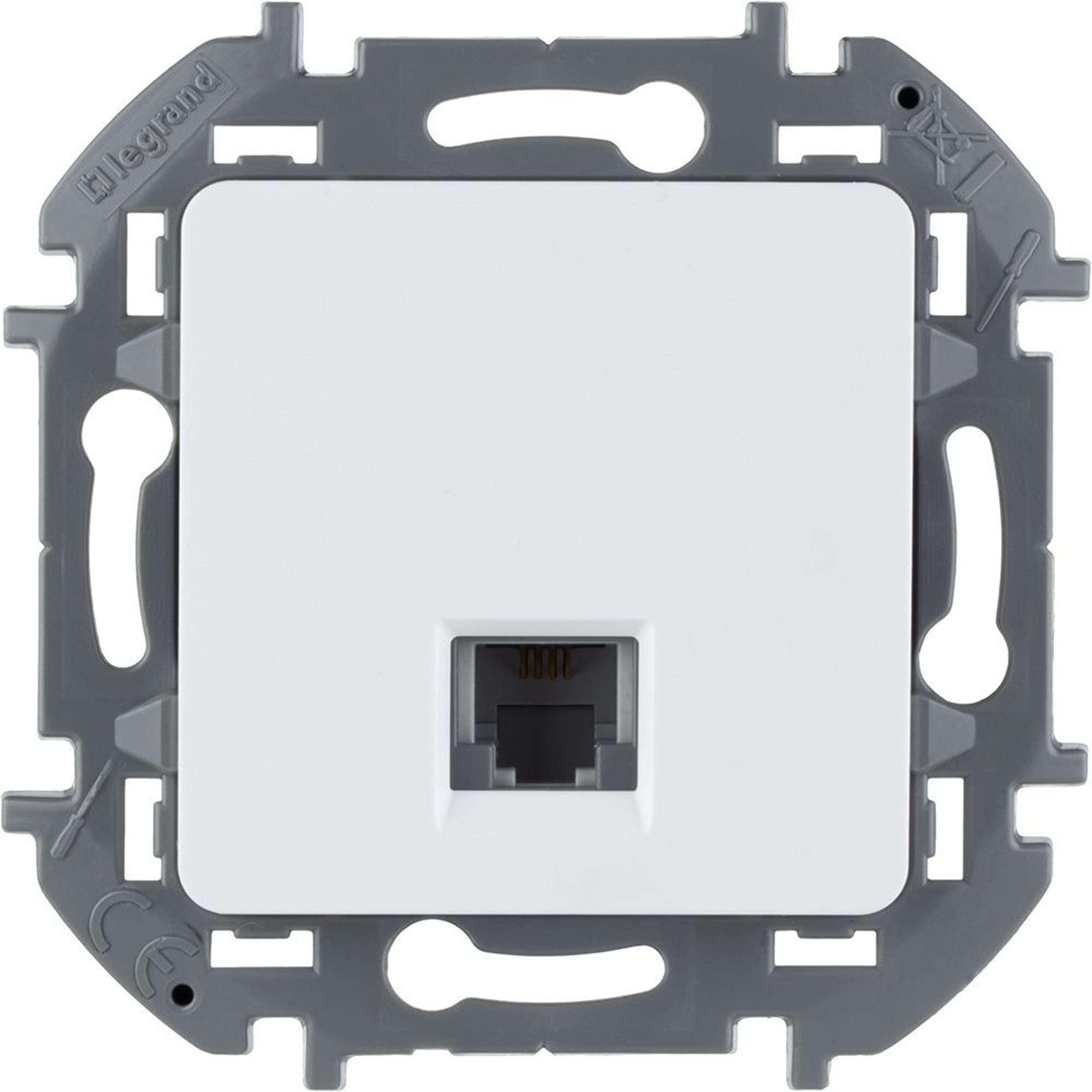 Изображение товара Розетка RJ-11 1 пост Legrand Inspiria белый