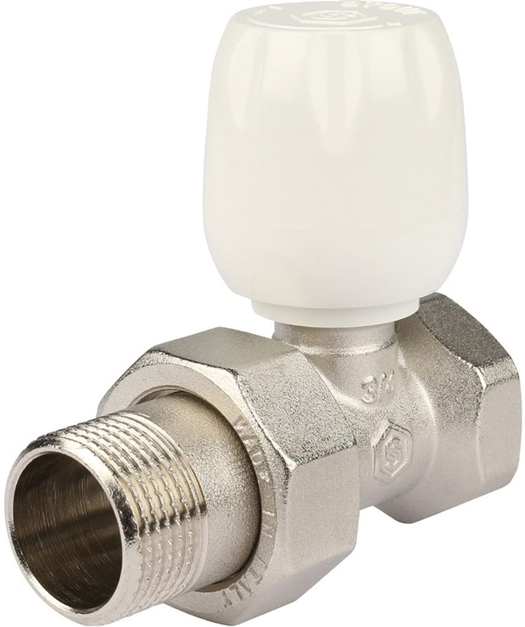 Изображение товара Клапан для радиатора латунь прямой 3/4" STOUT SVRs с неподъемным шпинделем