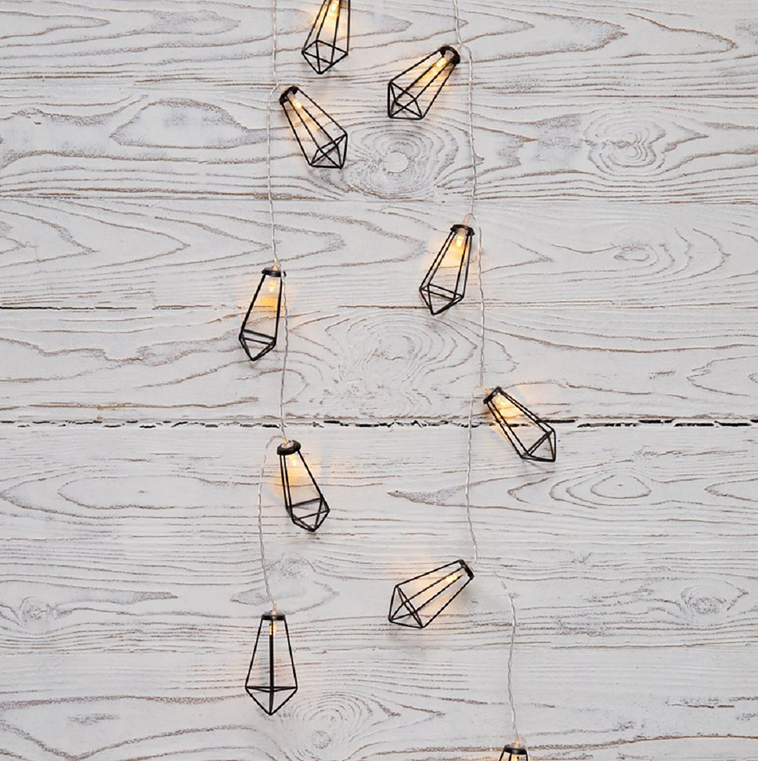 Изображение товара Гирлянда черные кристаллы Neon-Night 10 LED теплый белый 1,5 м