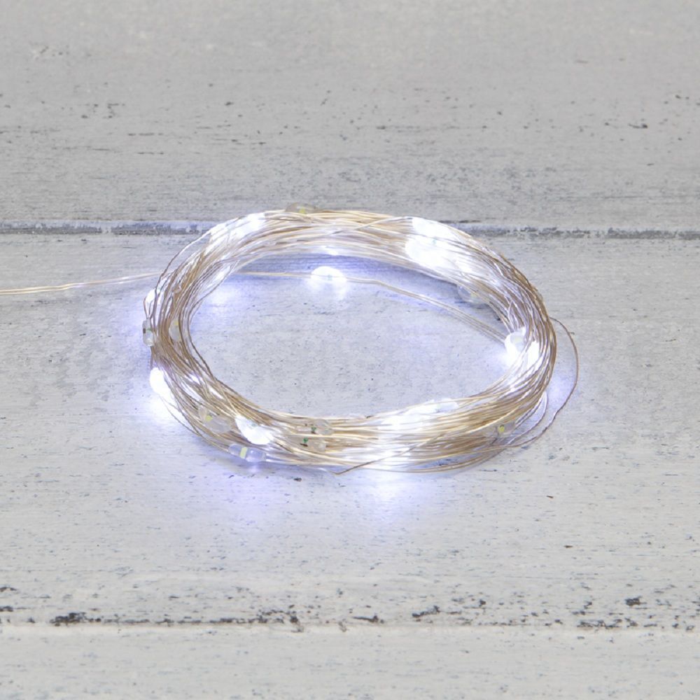 Изображение товара Гирлянда внутренняя нить роса Neon-Night 100 LED 10 м белая декоративная