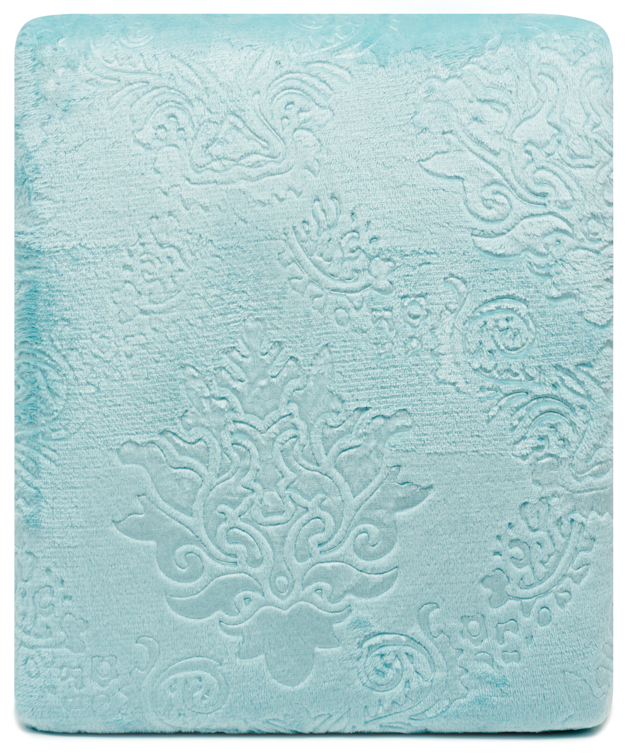 Изображение товара Плед из микрофибры Belezza "Кристалл" голубой 200x220 см уютное покрывало