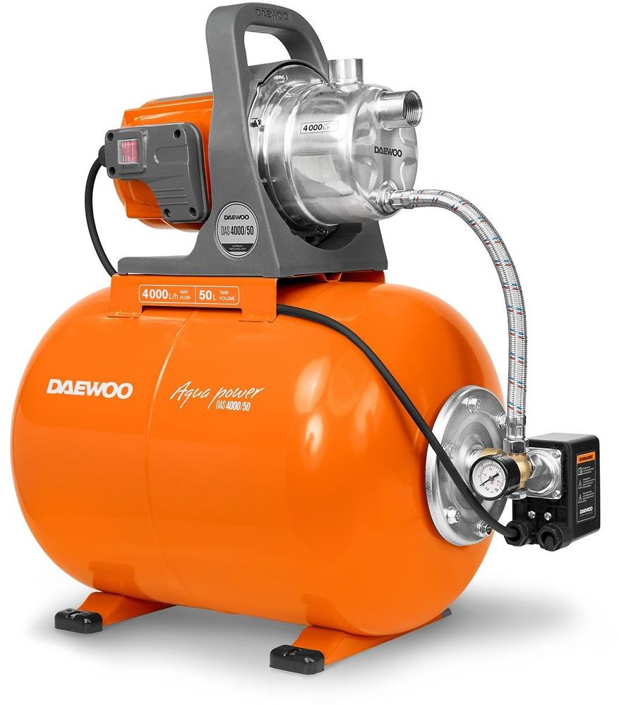 Изображение товара Насосная станция DAEWOO DAS4000/50 50 л садовая мощная для чистой воды