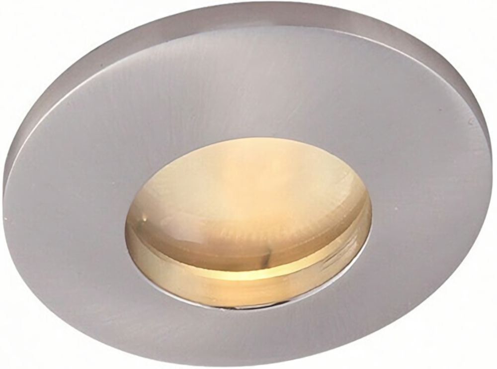 Изображение товара Встраиваемый светильник серебро ip44 d8cm для влажных помещений