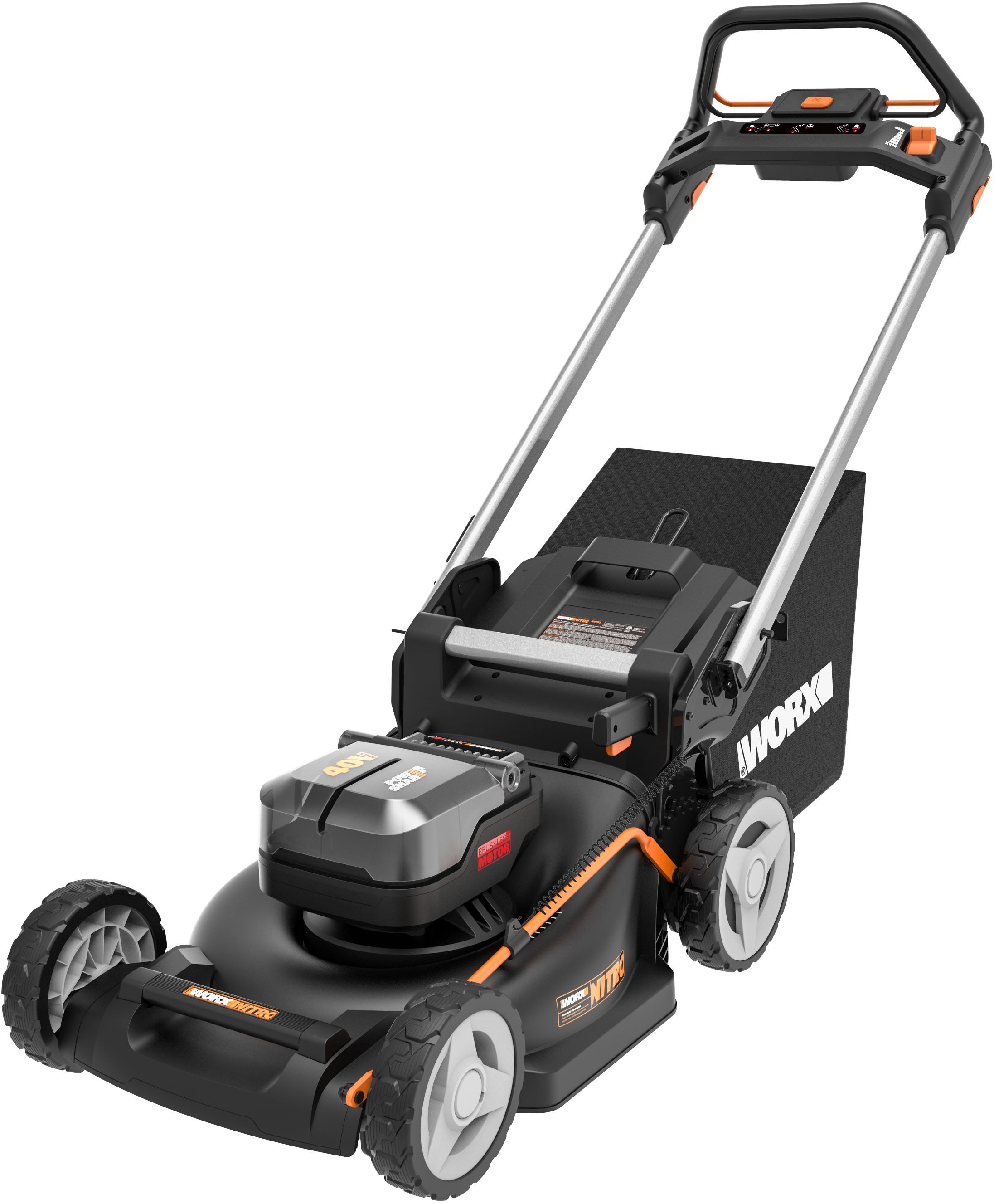 Изображение товара Аккумуляторная газонокосилка Worx WG749E Nitro 20V 46 см 2 аккумулятора