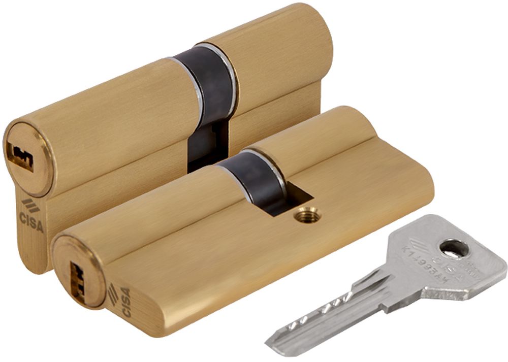 Изображение товара Цилиндр дверной Cisa ASIX OE300-13.00 70 мм/35+35 латунь