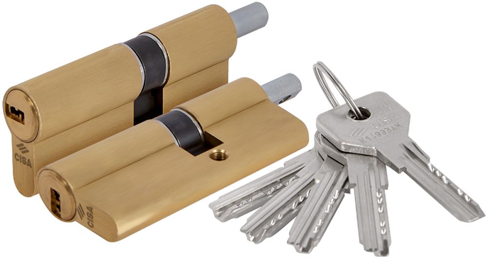 Изображение товара Цилиндр под вертушку Cisa ASIX OE302-13.00 70 мм/35+35 латунь