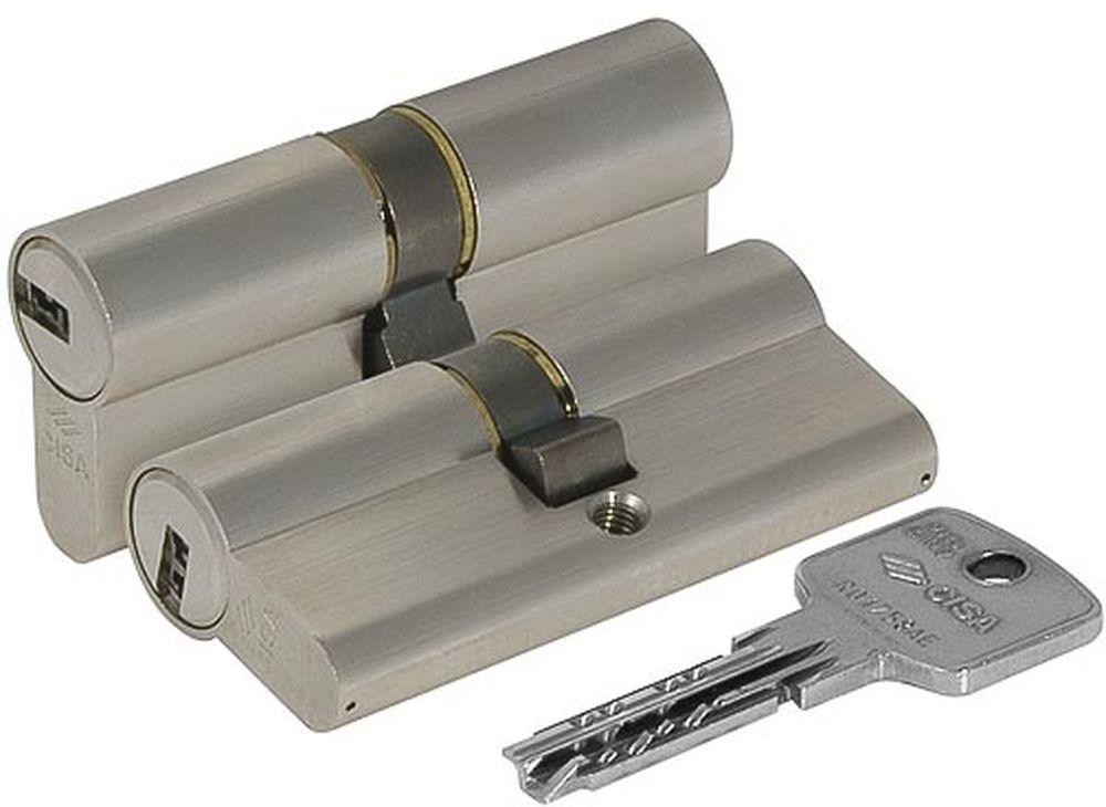 Изображение товара Цилиндр дверной Cisa Astral 90 мм/45+45 никель
