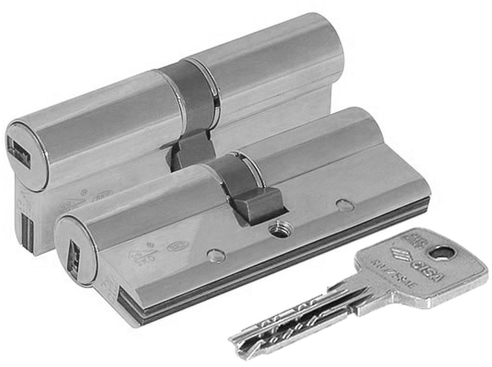 Изображение товара Цилиндр дверной Cisa ASTRAL S ОА3S1-19.12 80 мм/35+45 никель
