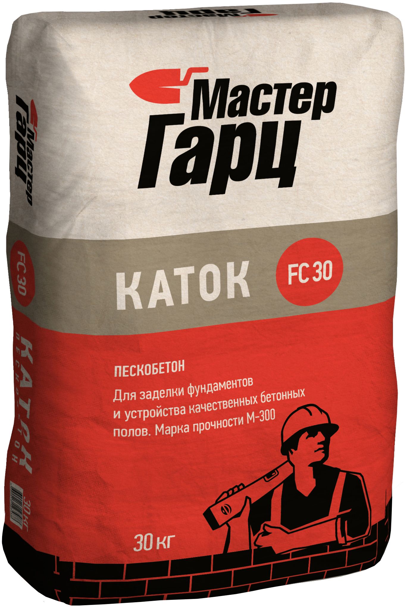 Изображение товара Пескобетон Мастер Гарц Каток FC30 М-300, 30 кг