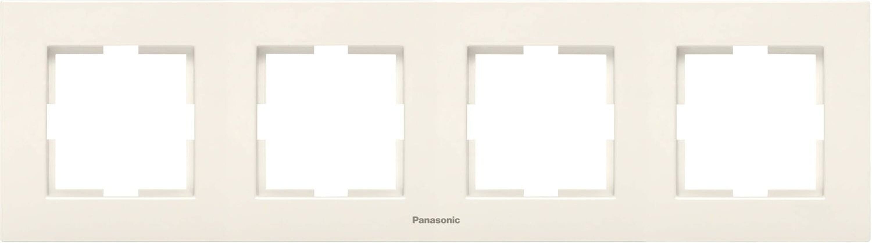 Изображение товара Рамка 4 поста Panasonic Karre Plus бежевый