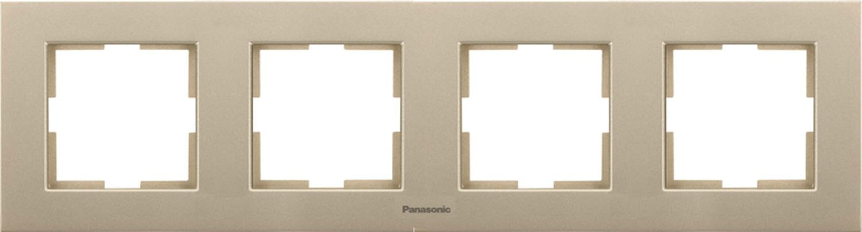 Изображение товара Рамка 4 поста Panasonic Karre Plus бронзовый