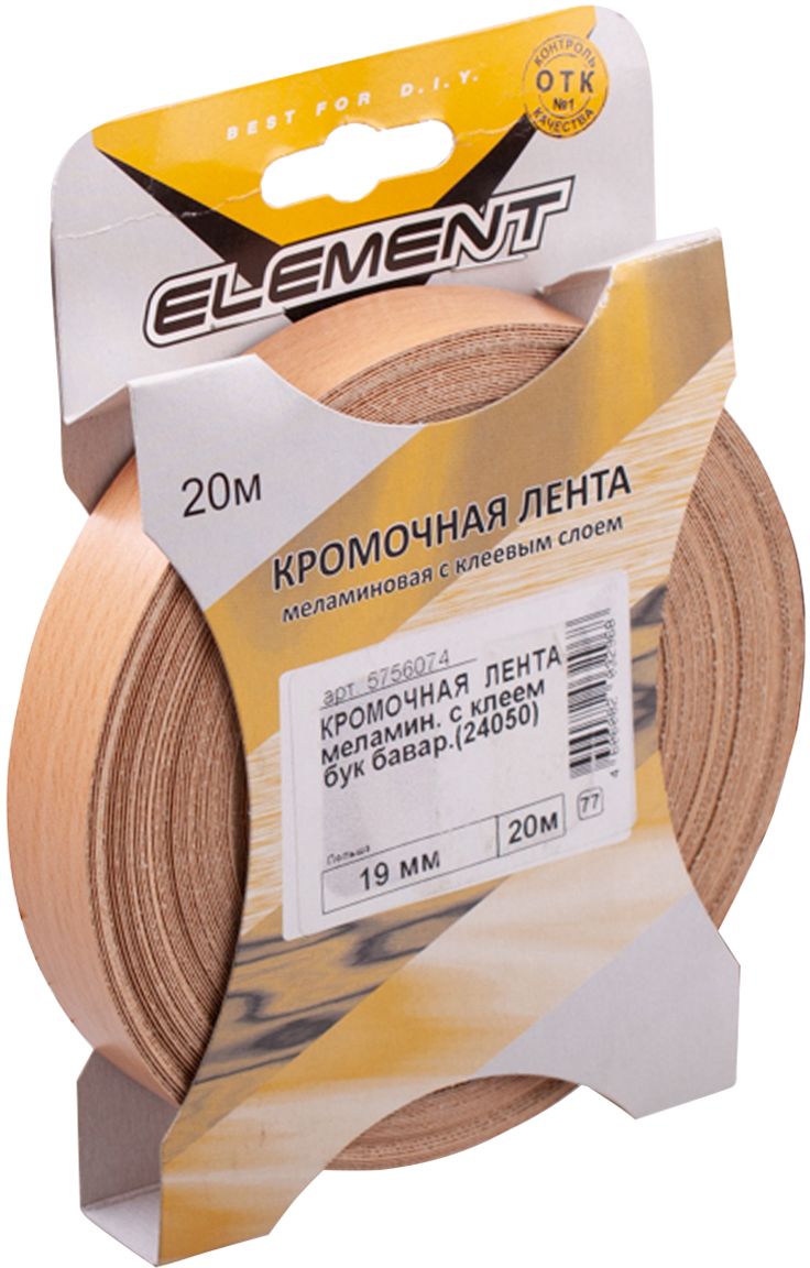 Изображение товара Кромочная лента для ЛДСП Element меламин 19x20000 мм бук бавария