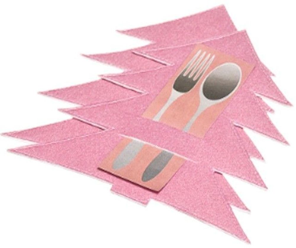 Изображение товара Набор салфеток для приборов розовый 2 шт