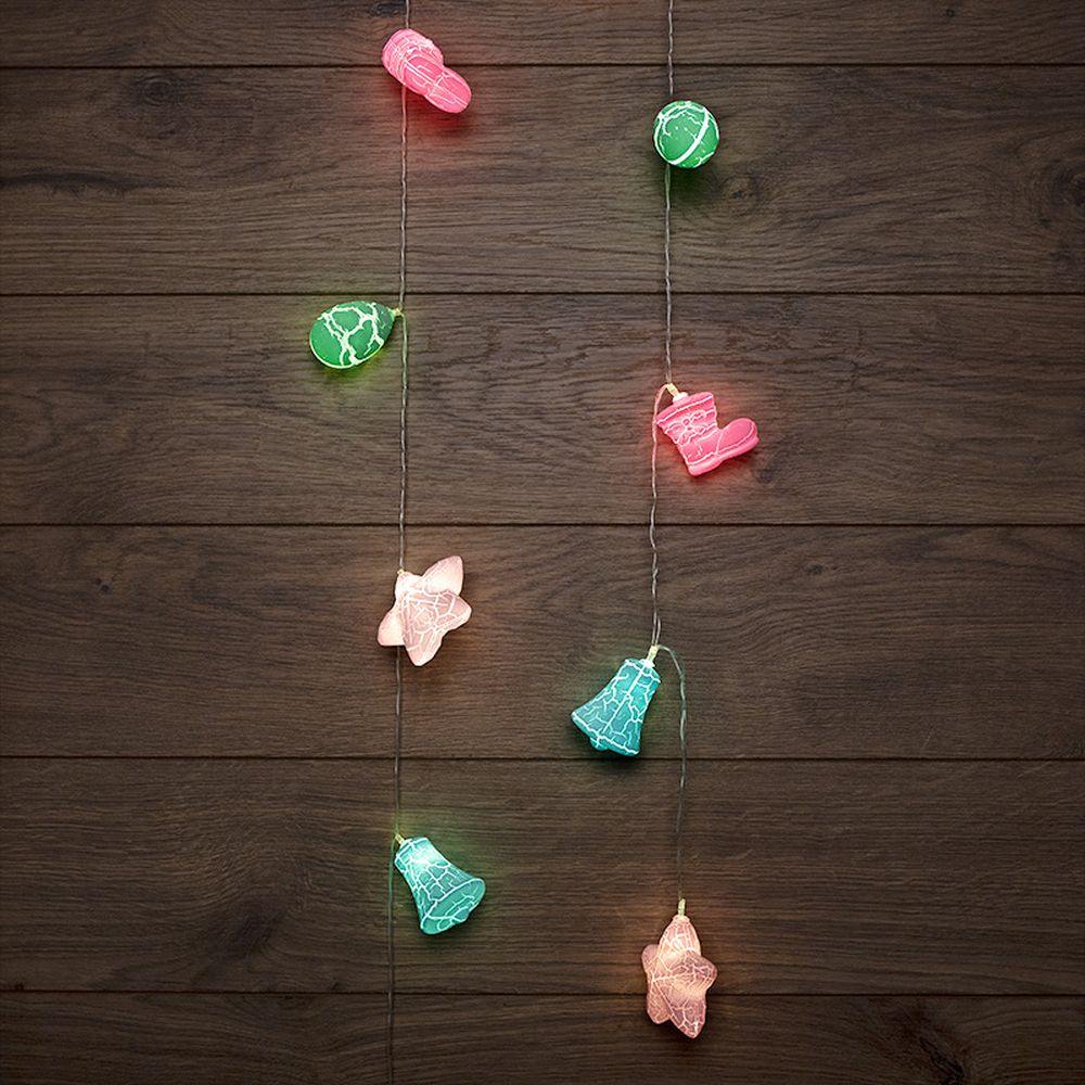 Изображение товара Гирлянда внутренняя Новый год Neon-Night 10 LED белый 1,5 м