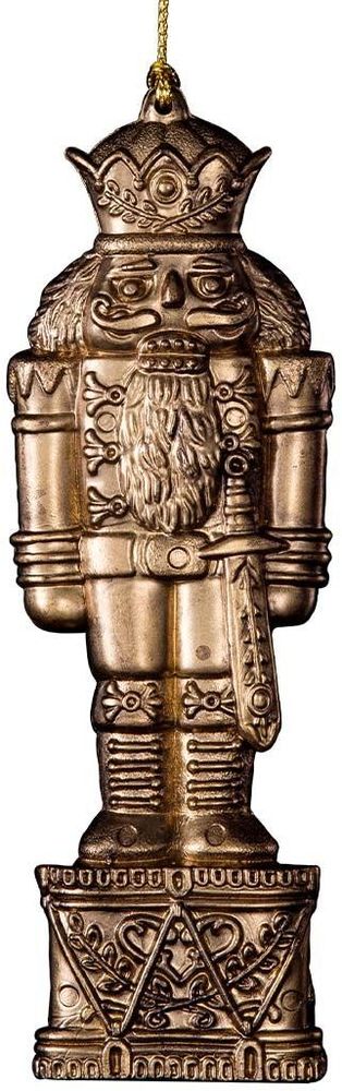 Изображение товара Ёлочная игрушка Щелкунчик 15 см бронзовая подвеска новогодний декор