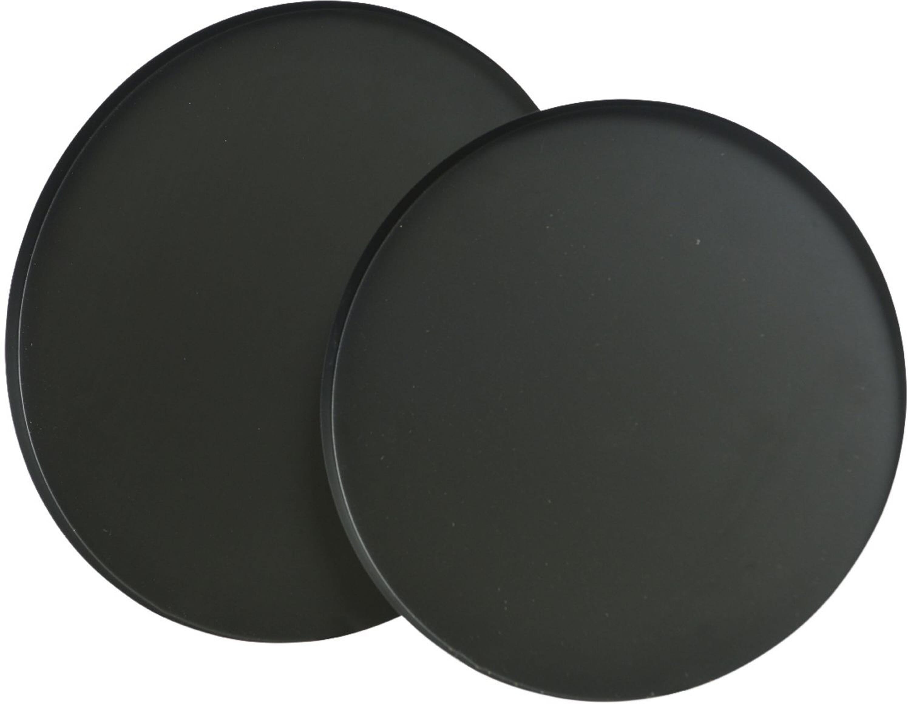 Изображение товара Набор подносов 35 см черные 2 шт