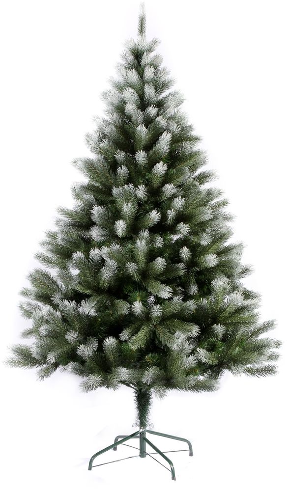 Изображение товара Искусственная ель новогодняя Эмма литая+ПВХ 210 см, напольная, с металлической подставкой