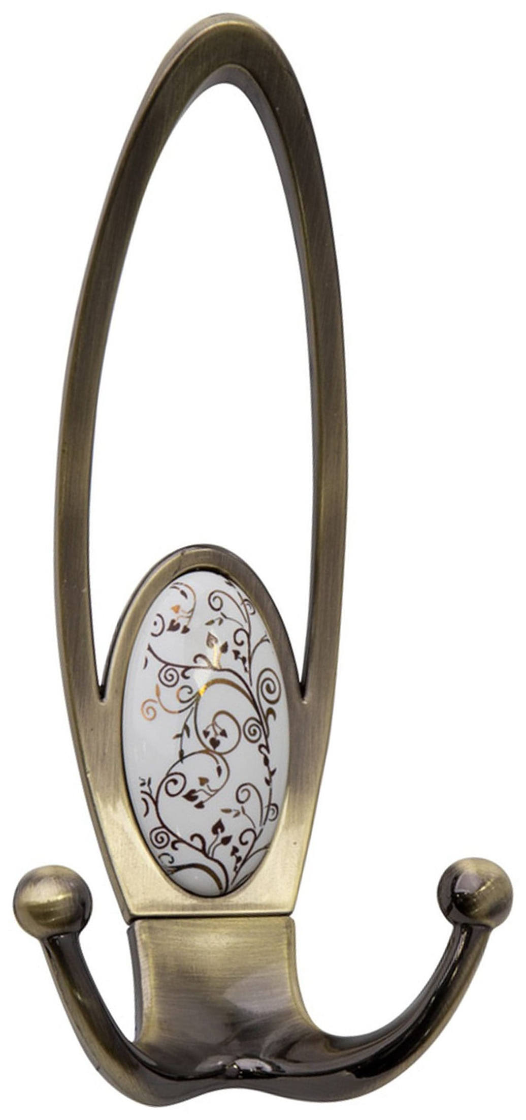 Изображение товара Крючок мебельный KERRON Hooks KR 0400-04 AB тройной бронзовый