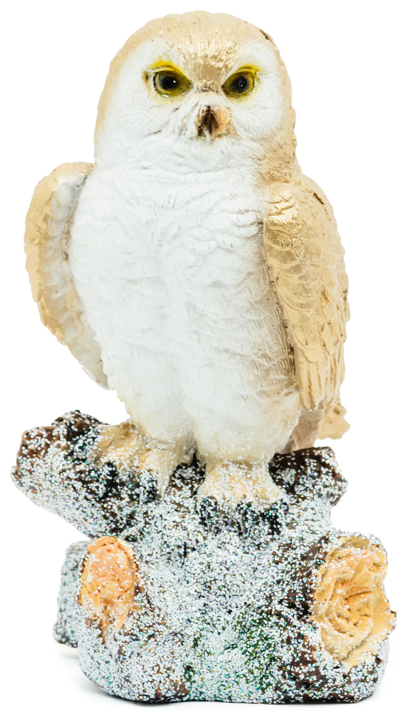 Изображение товара Декоративная фигура сова на коряге 16 см для интерьера и сада