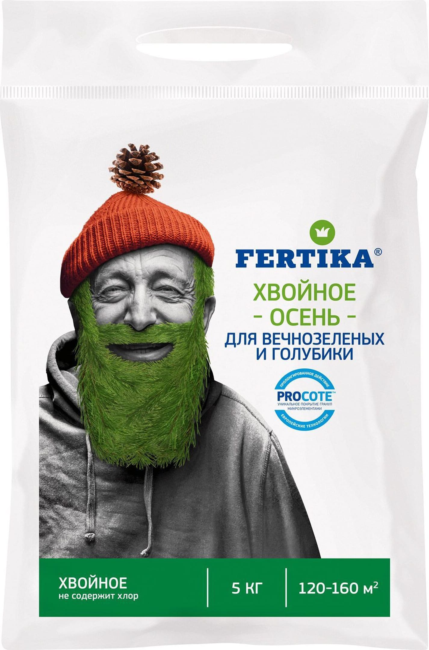 Изображение товара Улучшенное осеннее комплексное удобрение FERTIKA для хвойных и голубики 5 кг