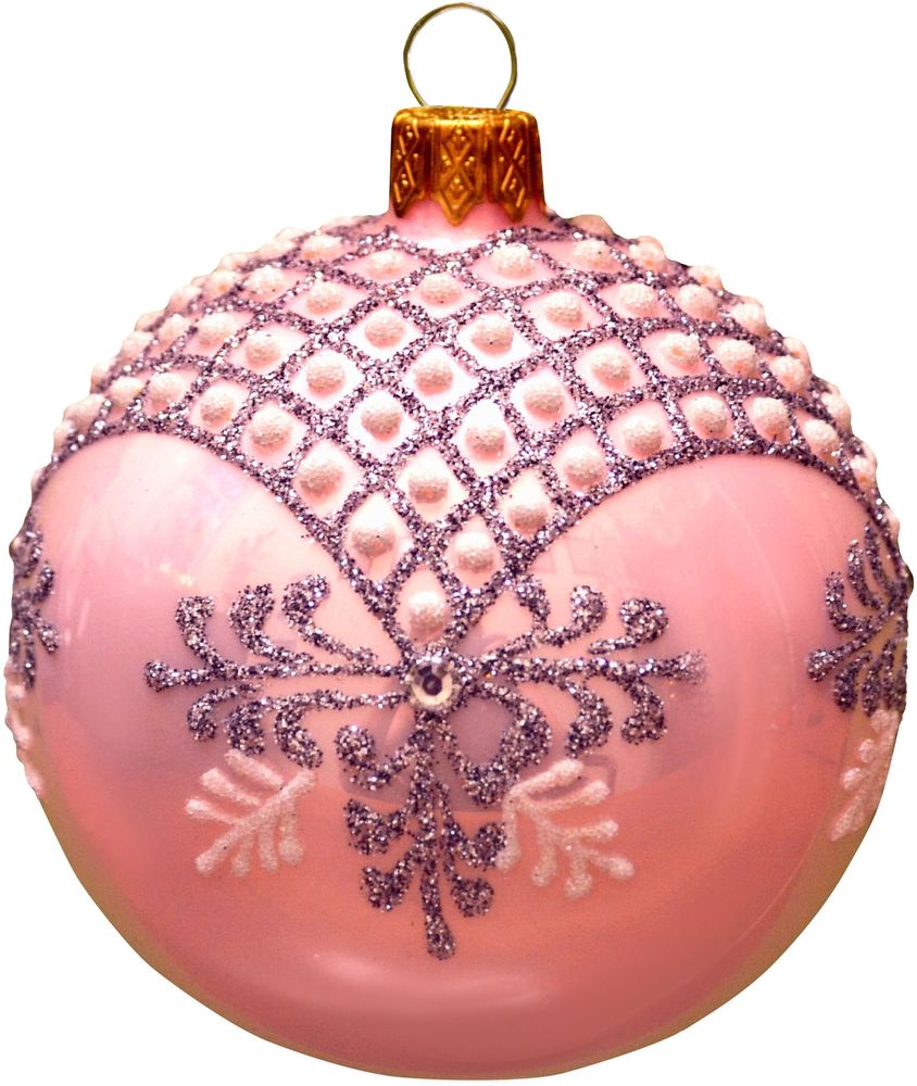 Изображение товара Новогодний шар Перламутровый стекло 100 мм