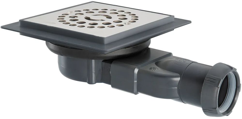 Изображение товара Трап точечный WIRQUIN VENISIO COMPACT 115х115 мм с сухим затвором для душа