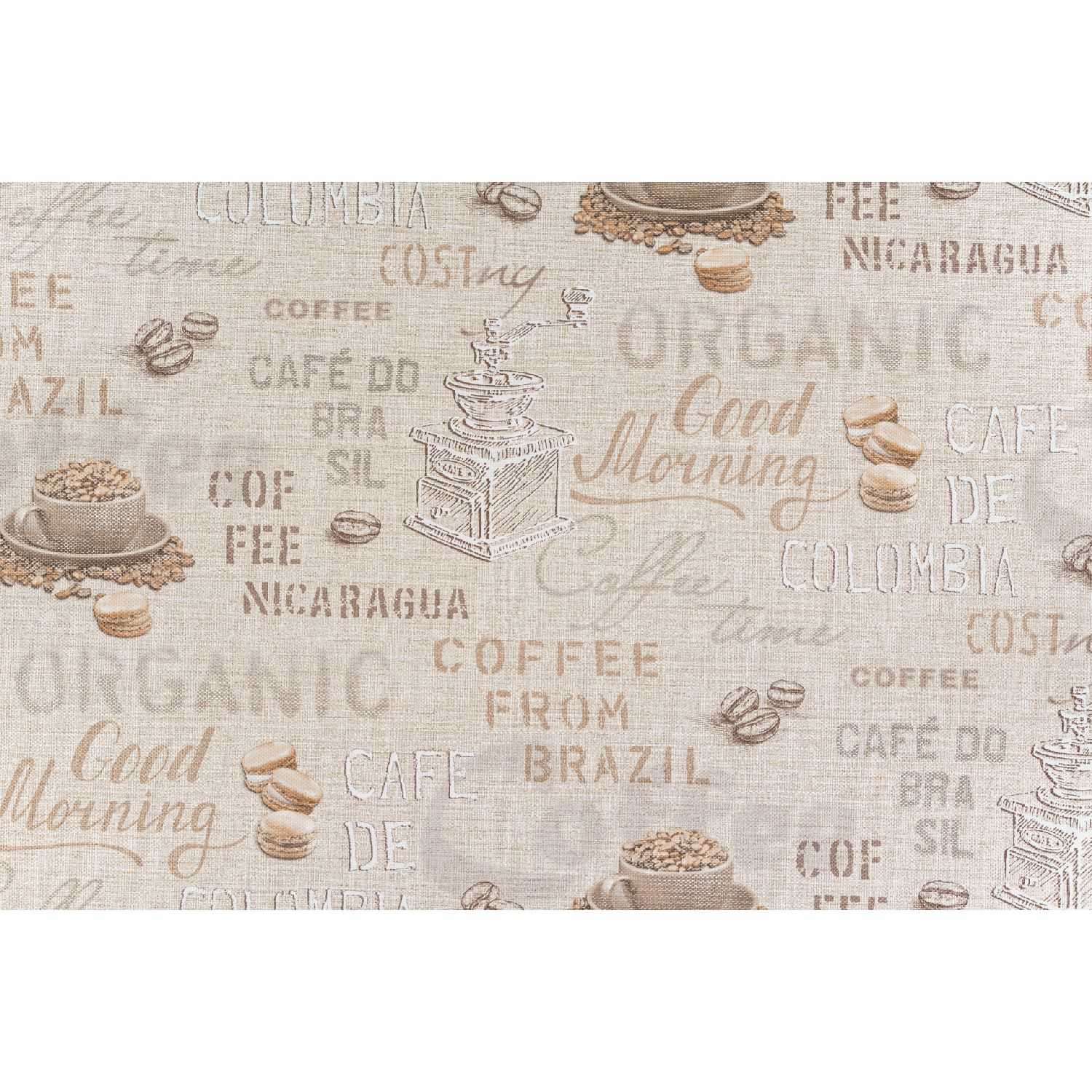 Изображение товара Обои Артекс виниловые Кофе 1,06х10,05 м, бежевый с рисунком