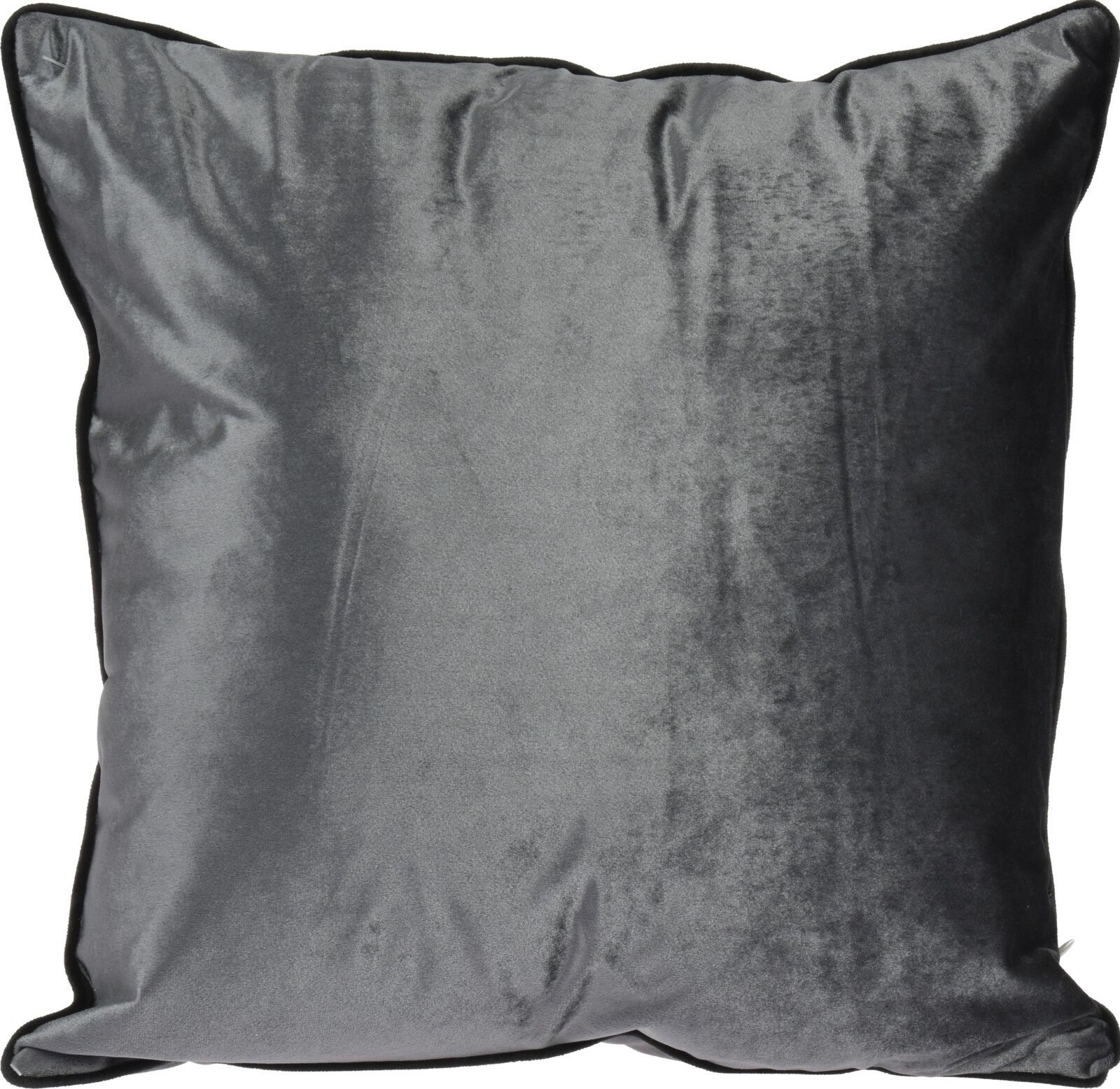Изображение товара Подушка бархат полиэстер серый 45 см для дома и офиса