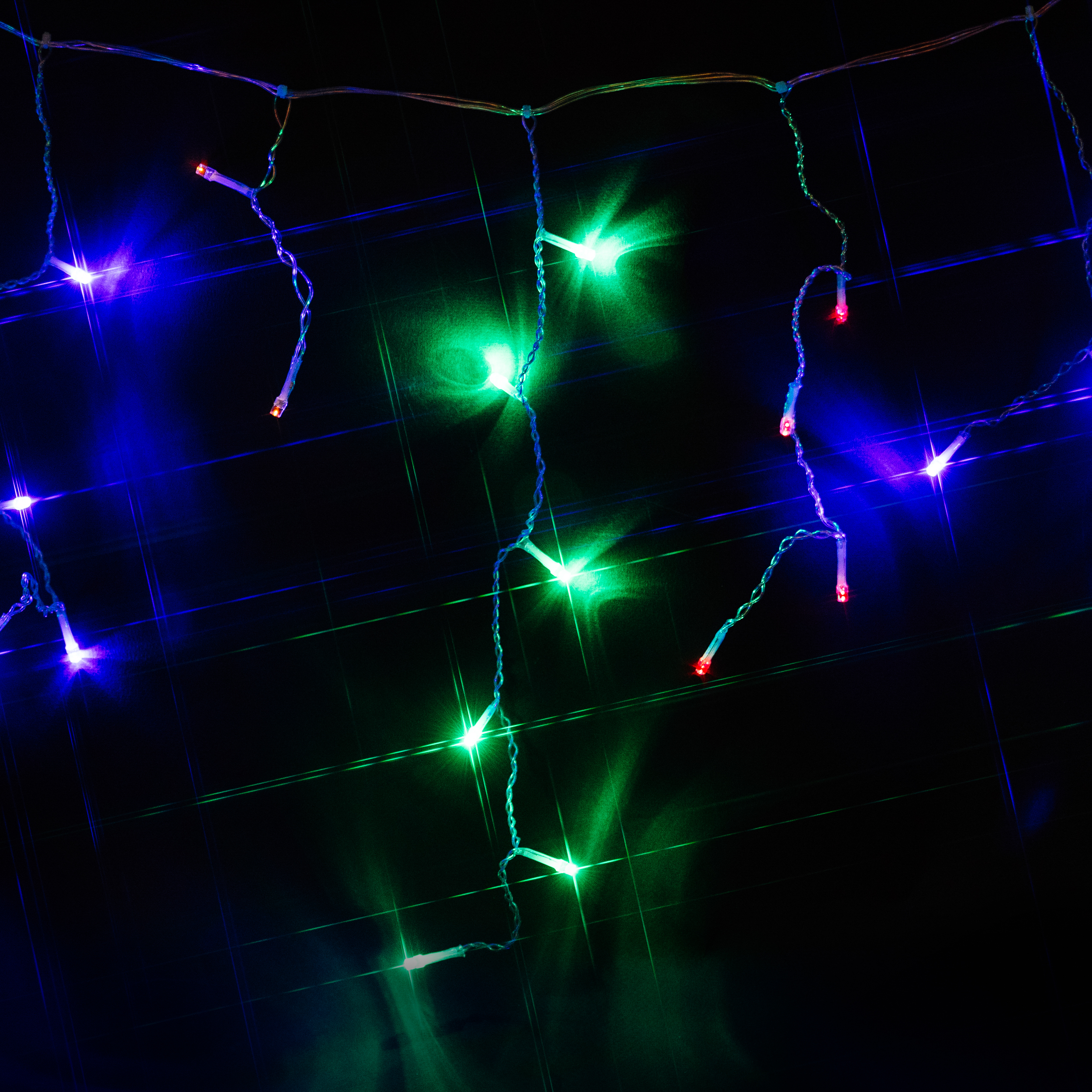 Изображение товара Гирлянда внутренняя нить  Glos LED многоцветный,белый 20 м