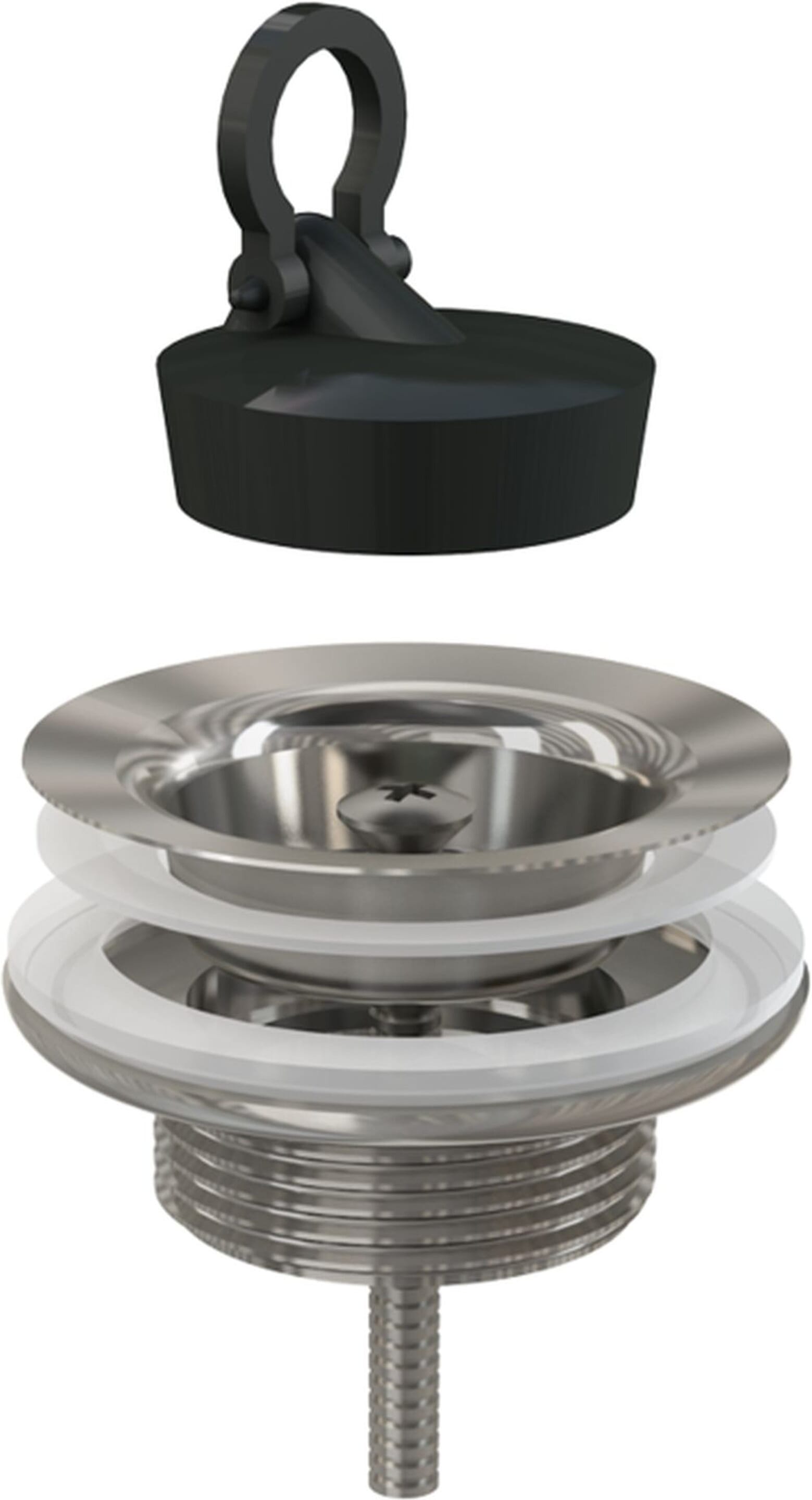 Изображение товара Донный клапан для раковины AlcaPLAST A439 1 1/4" из нержавеющей стали