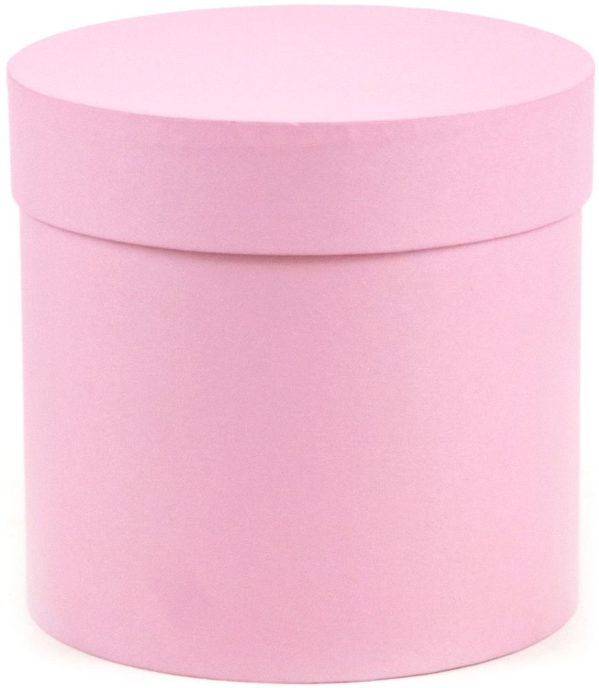 Изображение товара Подарочная круглая розовая коробка 15х15 см для подарков
